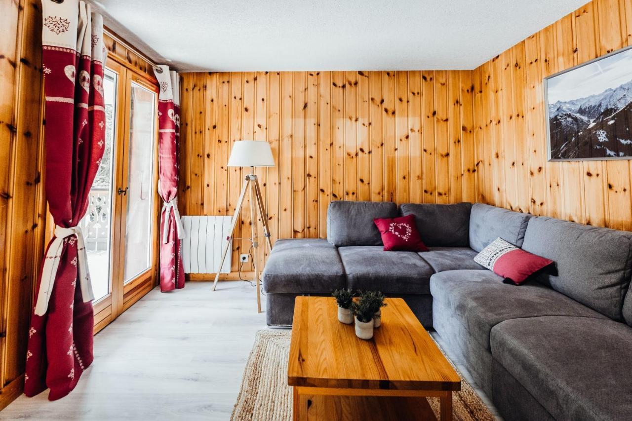 Charming Apartment With Balconies 5Min From The Bettex Gondola サン・ジェルヴェ・レ・バン エクステリア 写真